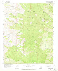 Hualapai Peak 1968 topographic map thumbnail