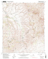 Humboldt Mtn. 1964 topographic map thumbnail