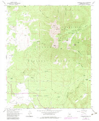 Humphreys Peak 1966 topographic map thumbnail
