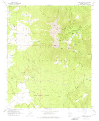 Humphreys Peak 1966 topographic map thumbnail