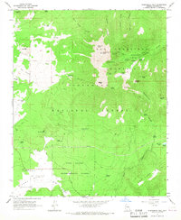 Humphreys Peak 1966 topographic map thumbnail