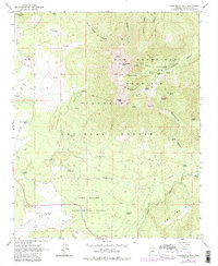 Humphreys Peak 1966 topographic map thumbnail