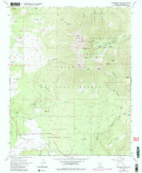 Humphreys Peak 1966 topographic map thumbnail