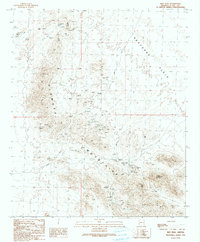 Ibex Peak 1990 topographic map thumbnail