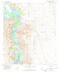 Imperial Reservoir 1955 topographic map preview