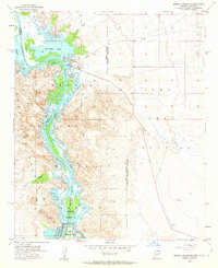 Imperial Reservoir 1955 topographic map preview