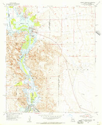 Imperial Reservoir 1955 topographic map preview