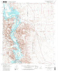 Imperial Reservoir 1955 topographic map preview