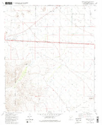 Indian Butte 1981 topographic map thumbnail