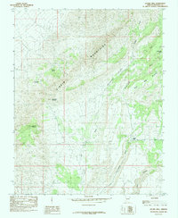Jacobs Well 1985 topographic map thumbnail
