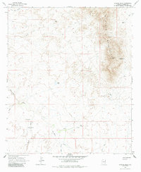 Javelina Peak 1966 topographic map thumbnail