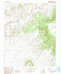 Jeddito Spring 1991 topographic map thumbnail