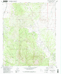 Jerome Canyon 1979 topographic map thumbnail
