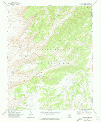 John Daw Mesa 1970 topographic map thumbnail
