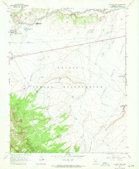 Kayenta East 1968 topographic map thumbnail
