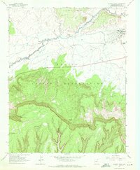 Kayenta West 1968 topographic map thumbnail