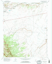 Kayenta East 1968 topographic map thumbnail
