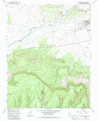 Kayenta West 1968 topographic map thumbnail