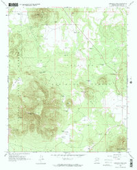 Kendrick Peak 1966 topographic map thumbnail