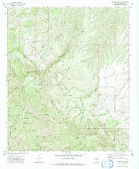 Kennedy Peak 1972 topographic map thumbnail