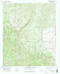 Kennedy Peak 1972 topographic map thumbnail