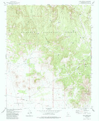 King Canyon 1979 topographic map thumbnail