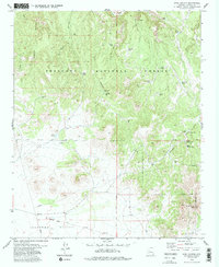 King Canyon 1979 topographic map thumbnail