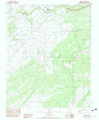 Kinlichee 1983 topographic map thumbnail