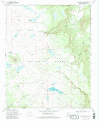 Kinnikinick Lake 1970 topographic map thumbnail