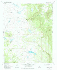 Kinnikinick Lake 1970 topographic map thumbnail
