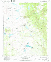 Kinnikinick Lake 1970 topographic map thumbnail