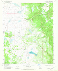 Kinnikinick Lake 1970 topographic map thumbnail