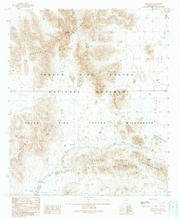 Kino Peak 1990 topographic map thumbnail