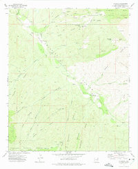Klondyke 1972 topographic map thumbnail