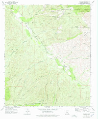 Klondyke 1972 topographic map thumbnail