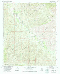 Klondyke 1972 topographic map thumbnail