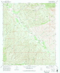 Klondyke 1972 topographic map thumbnail