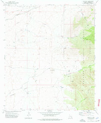 Knob Hill 1973 topographic map thumbnail