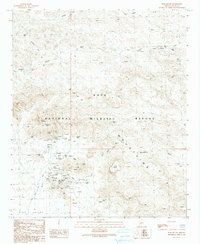 Kofa Butte 1990 topographic map thumbnail