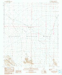 Kofa Deep Well 1990 topographic map thumbnail
