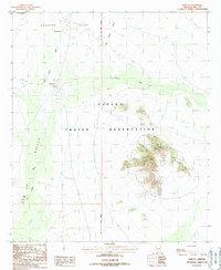 Kom Vo 1988 topographic map thumbnail