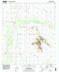 Kom Vo 1996 topographic map thumbnail