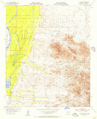 La Paz Mtn 1955 topographic map thumbnail