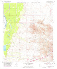 La Paz Mtn 1955 topographic map thumbnail
