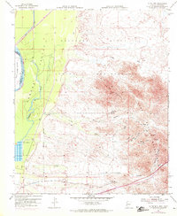 La Paz Mtn 1955 topographic map thumbnail
