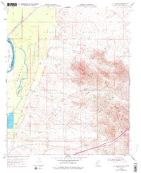 La Paz Mtn topographic map thumbnail