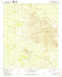 La Tortuga Butte 1979 topographic map thumbnail