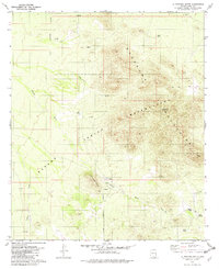 La Tortuga Butte 1979 topographic map thumbnail