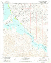 Lake Havasu City South 1970 topographic map thumbnail