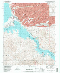 Lake Havasu City South 1994 topographic map thumbnail